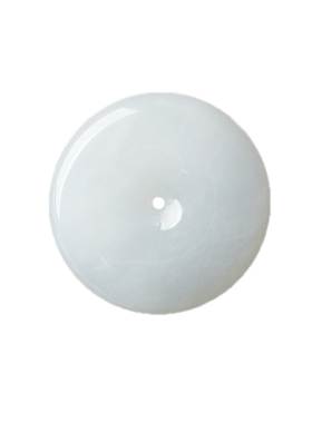 天然昆仑石英岩白玉项链子保平安