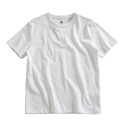 270G重磅全棉水洗复古短袖t恤男