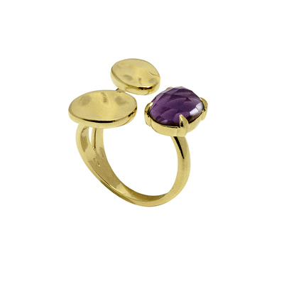 花瓣戒指女欧美开口设计夏季新款