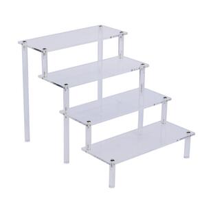 亚克力多层阶梯展示架泡泡玛特娃娃手办模型珠宝首饰妆品厨窗陈列