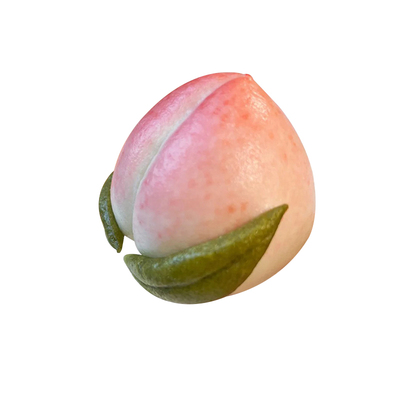 寿桃包豆沙馅手工大桃小桃早餐包卡通包宴会上供生日祝寿花馍馒头