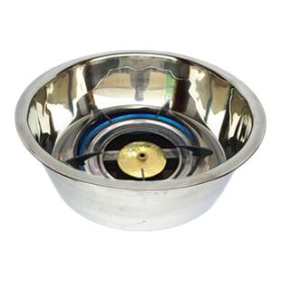 不锈钢锅圈加厚液化气灶防烫防风锅圈下沉式天燃气明火火锅桌带盖