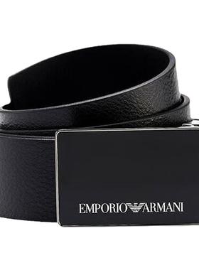 EMPORIO ARMANI 阿玛尼 男士板扣时尚商务皮带腰带Y4S427 YTU7J