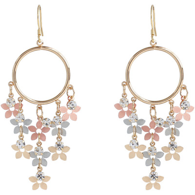 森系超仙波西米亚渐变流苏耳夹