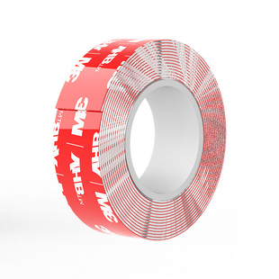 3M强力双面胶透明无痕纳米胶带VHB高粘度耐高温车用摆件固定行车记录仪ETC雨眉尾翼安装粘贴片不易留痕防水