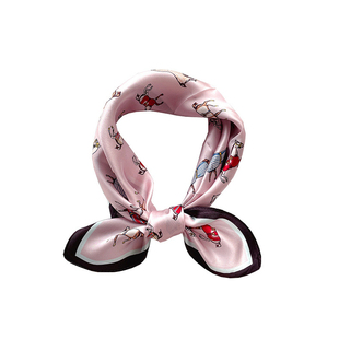 杭州丝绸伴手礼真丝小方巾职业百搭系脖子丝巾桑蚕丝小围巾送同事