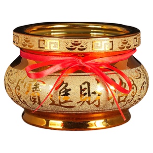 香炉供奉家用室内供佛财神香炉插香陶瓷小香熏炉烧香炉碗佛具用品