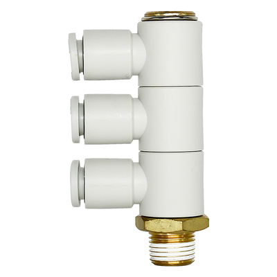 四通旋转弯头-KQ2VT气管接头-SMC