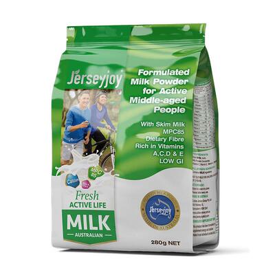 爱薇牛澳洲原装进口中老年人奶粉脱脂高钙高蛋白三高人群适用800g