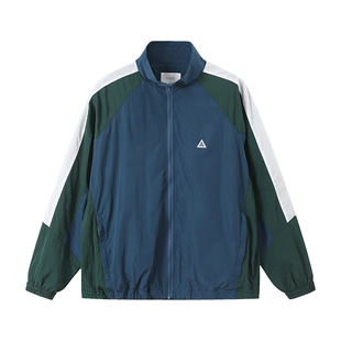 BENPANDA x BUPAIDUI 复古休闲撞色拼接立领夹克情侣2025秋冬新款