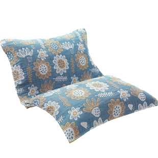 纱布枕巾2025新款纯棉一对装男生100全棉枕头巾防头油轻奢高级感