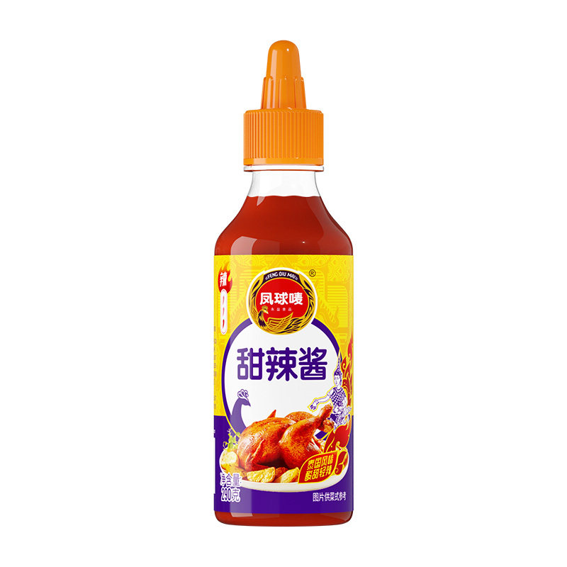 凤球唛 泰式甜辣酱290 商用家用烤冷面炸鸡块手抓饼蘸酱调味酱