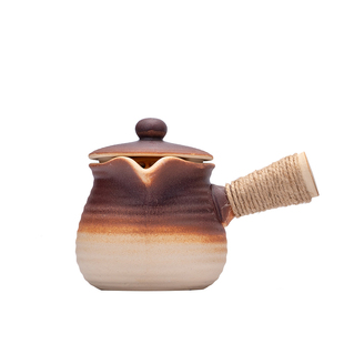 可干烧罐罐煮茶壶奶茶壶带盖陶壶家用耐热陶罐煮奶茶烤茶围炉煮茶