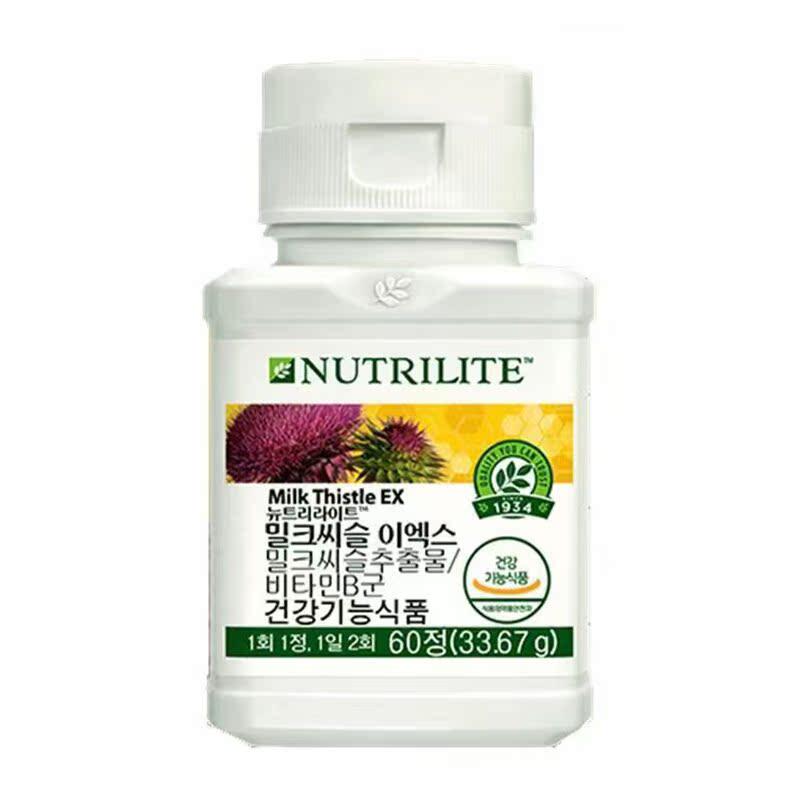 安利纽崔莱奶蓟草片成人中老年维生素B蒲公英健肝善衡片海外购