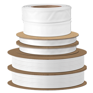 白色无字可打印电线热缩管2倍加厚绝缘收缩套管圆直径1MM-120MM