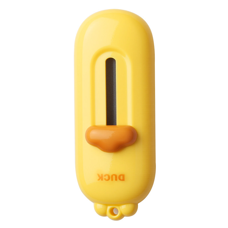 磁吸开箱刀特氟龙防粘拆快递刀便携式高颜值迷你小号美工刀壁纸刀安全圆锯齿不易伤手学生用便携拆包裹开箱器