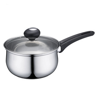 爱仕达奶锅不锈钢锅迷你小锅燃气16/20CM宝宝辅食锅热煮奶小汤锅