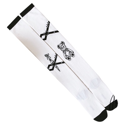 roji暗杀熊Lolita纯棉过膝袜