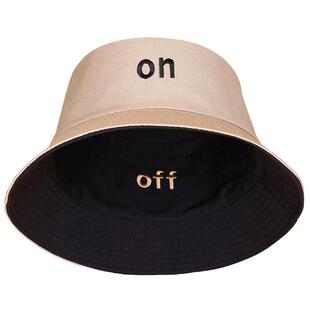 小头围双面渔夫帽男帽休闲太阳帽子女夏遮阳帽防晒小众四季款纯棉