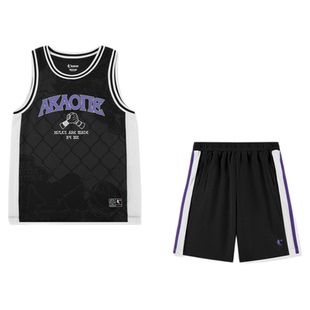 乔丹童装男童篮球套装2025年夏新款大童速干衣服运动服团购篮球服