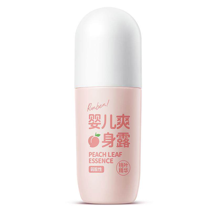 润本桃子水婴儿专用爽身露走珠式
