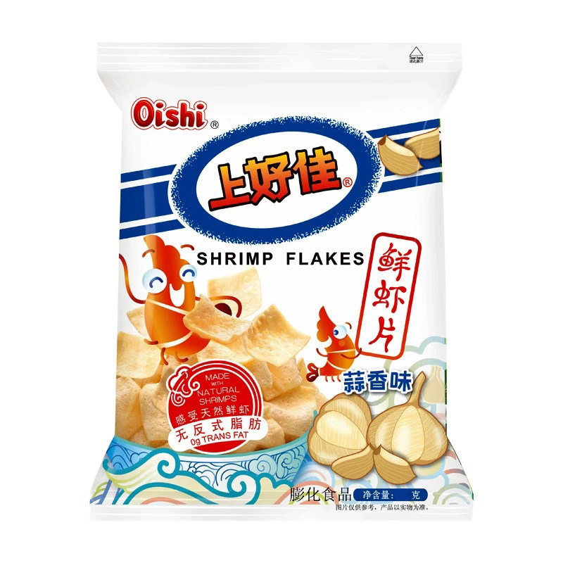 上好佳鲜虾片蒜香味30g