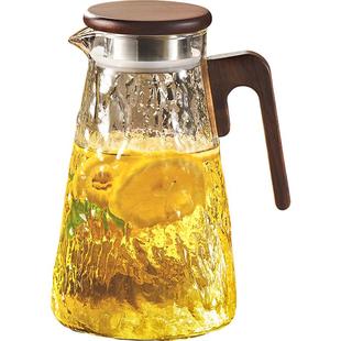 捷安玺冷水壶家用大容量耐高温玻璃加厚凉水壶水杯套装扎壶凉茶壶