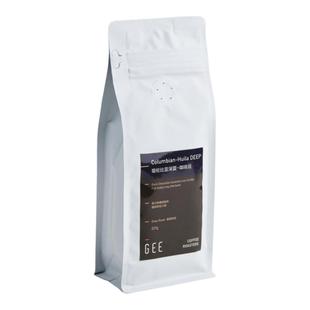 GEE咖啡深蓝哥伦比亚深度烘焙咖啡豆醇厚低酸单品手冲美式227g
