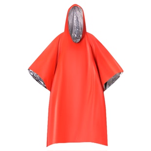 户外应急保温毯急救毯防风防寒救生毯雨衣防失温用品爬山野外生存