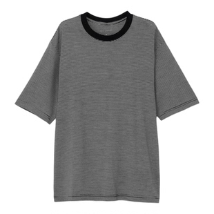 【早春新品】Goldwin羊毛天丝速干条纹短袖T恤户外通勤男女同款