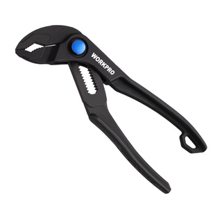 万克宝迷你水泵钳4寸万用小钳子管子钳大开口活扳手可调节多功能