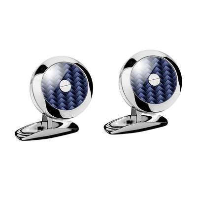 萧邦男士蓝色袖扣礼物