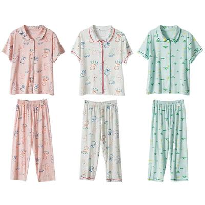 真天丝儿童夏季莫代尔空调服