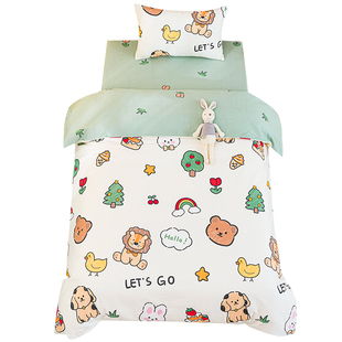 定制纯棉儿童被套单件全棉婴儿幼儿园110x140x120x150cm小孩被罩