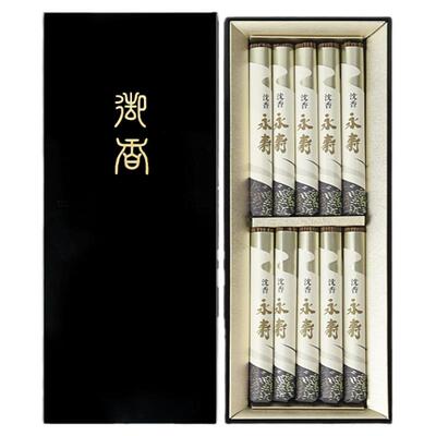 日本香堂沉香伽罗永寿线香礼盒装