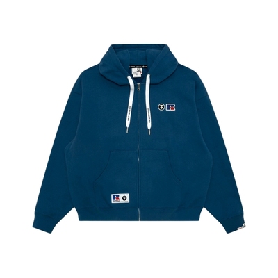 Aape联名RUSSELL美式薄绒卫衣