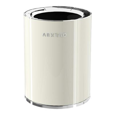 不锈钢无盖垃圾桶轻奢家用2025新款厨房卧室卫生间厕所客厅大容量