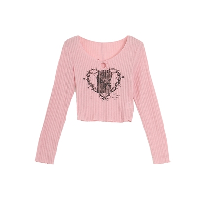 西町村屋法式小猫印花修身上衣