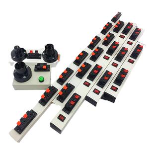 试灯器试电夹头灯泡座LED测试夹子两四位灯具架快速检测接线老化