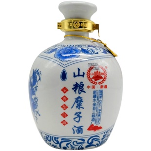 新疆木垒山粮糜子白酒52度500ml青花坛浓香型整箱2坛包邮原产地发