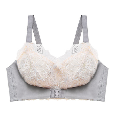 千灵美大胸显小内衣无钢圈