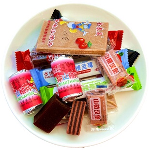 迷你山楂片散装山楂条果丹皮卷球软糕小零食怀旧办公小吃开胃食品