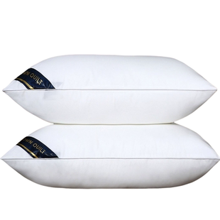 五星级酒店枕头枕芯护颈椎家用助睡眠加厚民宿宾馆高整头男一对装