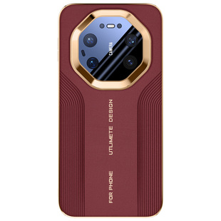 适用于华为Mate80ProMax手机壳变非凡大师mate80pro电镀压纹皮纹Mate80RS全包防摔保护套男女通用新款潮