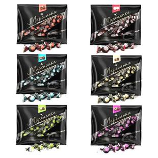 俄罗斯进口椰蓉球糖果松露奶球黑美人牛奶婚庆喜糖巧克力包邮