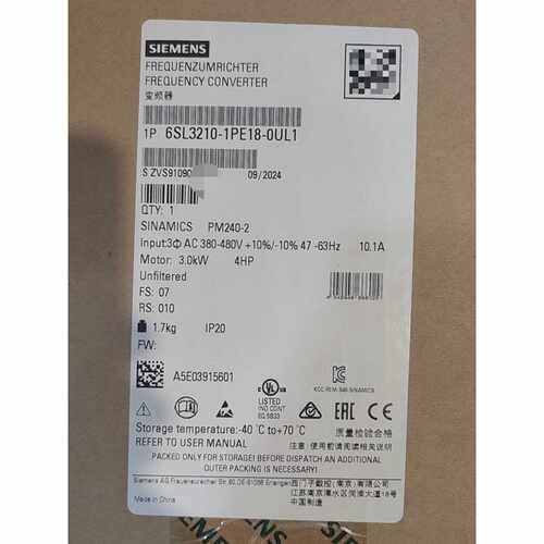 询价-变频器6SL32101PE180UL1PM240