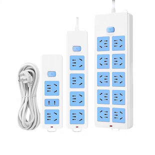 纯铜插座带线插排多功能插线板排插家用大功率独立开关多孔接线板