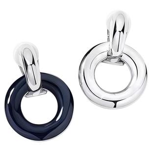 波拿巴系列耳环高级感复古圆圈耳钉小众轻奢耳饰女