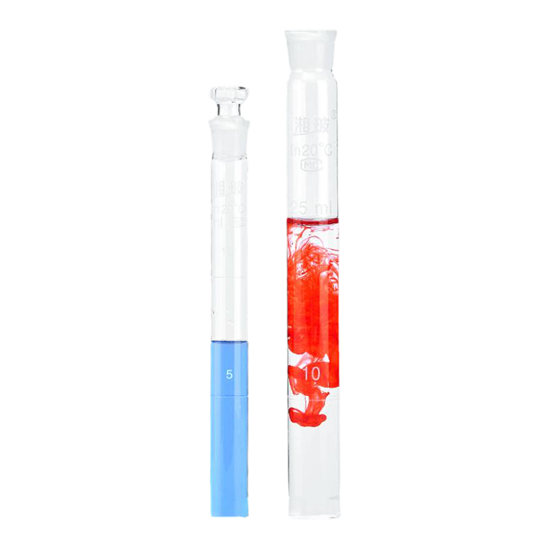 Labshark湘玻具塞比色管带刻度