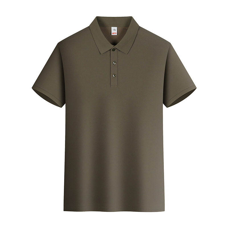 短袖t恤翻领POLO广告文化衫工作服来图定制DIY定做印字LOGO宣传服